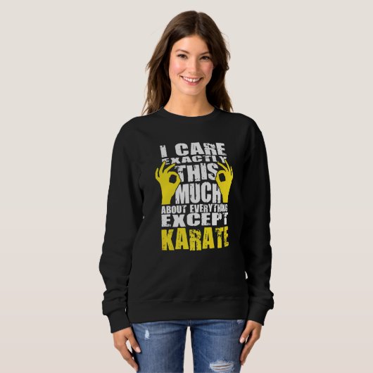 Karate Karate Design Sweatshirt (Vorne ganz)