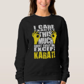 Karate Karate Design Sweatshirt (Vorderseite)