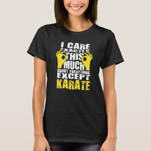 Karate Karate Design T-Shirt (Vorderseite)