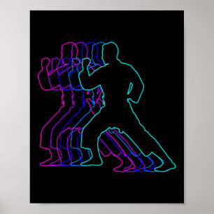 Karate Karateka Geschenkbekleidung für Jungen Juge Poster