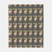 Karate Karottenmartial Arts Fleecedecke (Vorderseite)