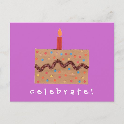 Karate Kat Graphics Einladung zum Geburtstag (Vorderseite)
