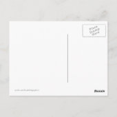 Karate Kat Graphics Vogelnest Dankeschön Postkarte (Rückseite)