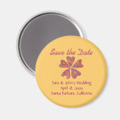 Karate Kat Graphics wedding rett-the-date Magnet (Vorderseite/Rückseite)