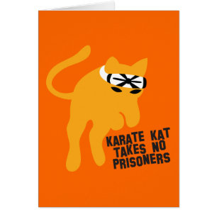 Karate KAT (Katze) nimmt keine Gefangenen