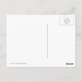 Karate Kat snowflake trio Danke Postkarte (Rückseite)