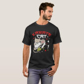 Karate Katze T-Shirt (Vorne ganz)