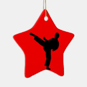 Karate Keramik Ornament (Rechts)