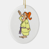 Karate Keramik Ornament (Rechts)
