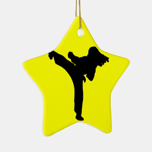 Karate Keramik Ornament (Rechts)