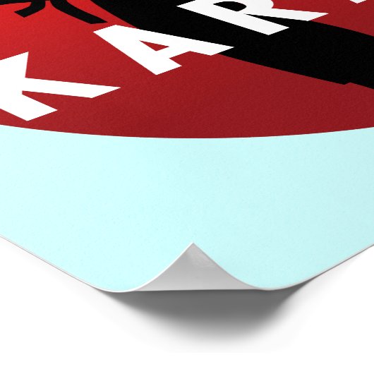 KARATE keri 2 Poster (Ecke)