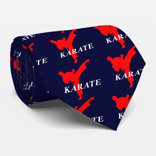 KARATE keri 3 Krawatte (Gerollt)