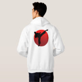 KARATE keri Hoodie (Schwarz voll)