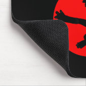 Karate Kiai Ninja Katze Martial Ar Mousepad (Ecke)