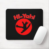 Karate Kiai Ninja Katze Martial Ar Mousepad (Mit Mouse)