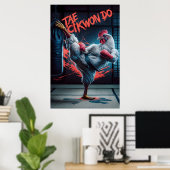 Karate Kick: Der Kampf der Vögel Poster (Heimbüro)
