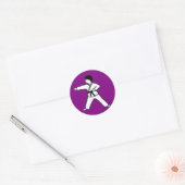 Karate Kid 1 lila Aufkleber (Umschlag)