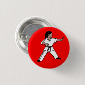 Karate Kid 1 pinback Knopf Button (Vorne & Hinten)
