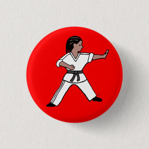 Karate Kid 1 pinback Knopf Button