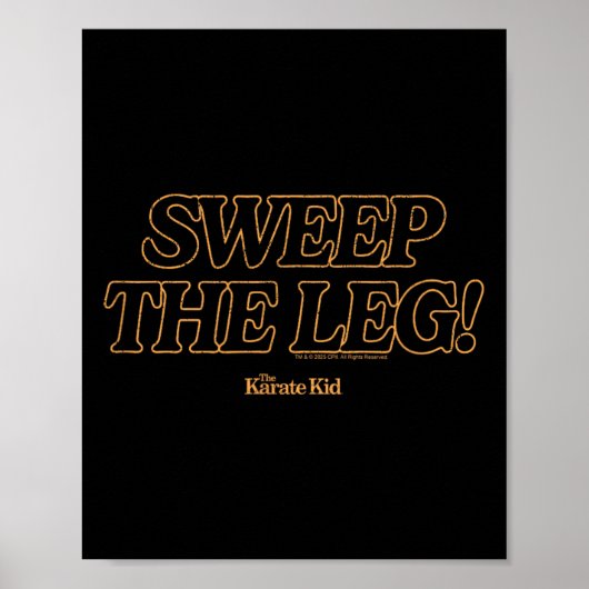 Karate Kid - Feg das Bein weg Poster (Vorne)