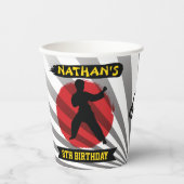 Karate Kid Martial Arts Cobra Kai Pappbecher (Vorderseite)