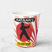 Karate Kid Martial Arts Cobra Kai Pappbecher (Vorderseite)