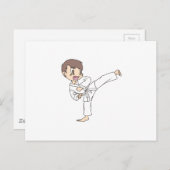 KARATE KID POSTKARTE (Vorne/Hinten)