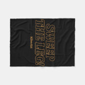 Karate Kid - Sweep The Leg Fleecedecke (Vorderseite (Horizontal))