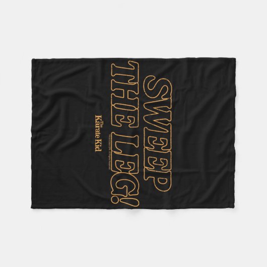 Karate Kid - Sweep The Leg Fleecedecke (Vorderseite (Horizontal))