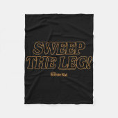 Karate Kid - Sweep The Leg Fleecedecke (Vorderseite)