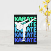 Karate Kids Boys Karte (Gelbe Blume)