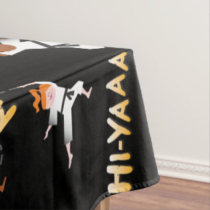 Karate Kids Children Birthday Party Tableclout Tischdecke