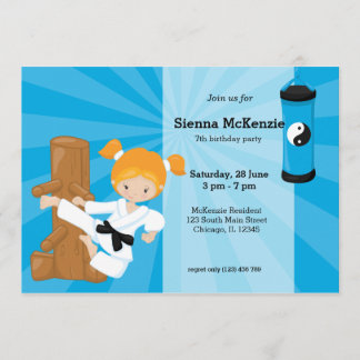 Karate Kids Einladung