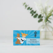 Karate kids visitenkarte (Stehend Vorderseite)