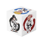 Karate Kids Würfel (Rückseite Schrägansicht)