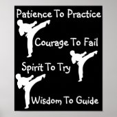 Karate-Klasse Poster (Vorne)