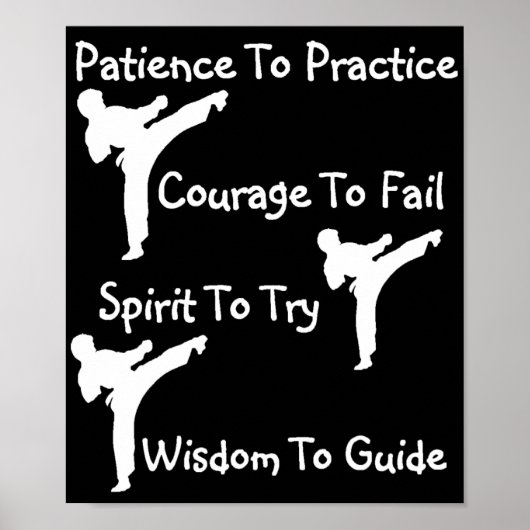 Karate-Klasse Poster (Vorne)