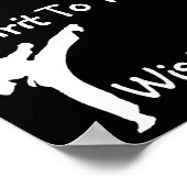 Karate-Klasse Poster (Ecke)