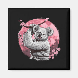 Karate-Koala-Motiv Taekwondo Jiu-Jitsu MMA Magnet