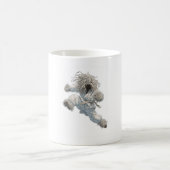 Karate Komondor � Flauschiger Kämpferhund Kaffeetasse (Mittel)