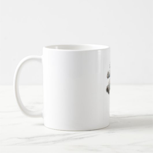Karate Komondor � Flauschiger Kämpferhund Kaffeetasse (Links)