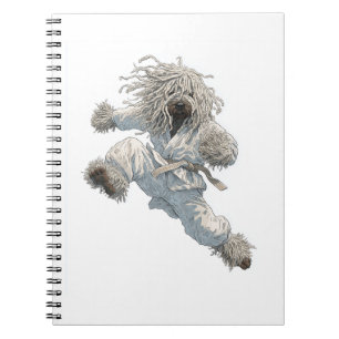 Karate Komondor � Flauschiger Kämpferhund Notizblock