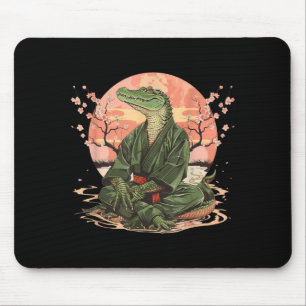 Karate Krokodil Motiv Taekwondo Jiu-Jitsu MMA Mousepad