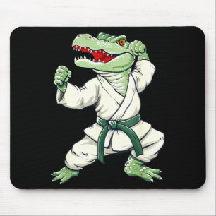 Karate Krokodil Motiv Taekwondo Jiu-Jitsu MMA Mousepad