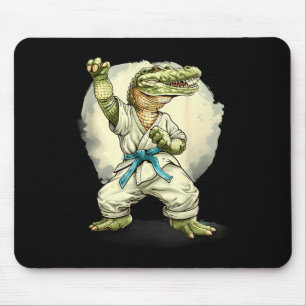 Karate Krokodil Tier MMA Taekwondo Kampfsport Mousepad