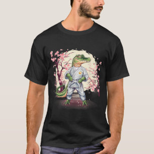 Karate Krokodil Tier MMA Taekwondo Kampfsport T-Shirt