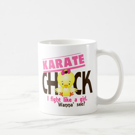 Karate-Küken 1 Kaffeetasse (Rechts)