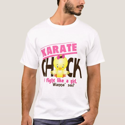 Karate-Küken 1 T-Shirt (Vorderseite)