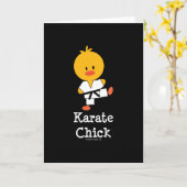 Karate-Küken-Gruß-Karte Karte (Gelbe Blume)