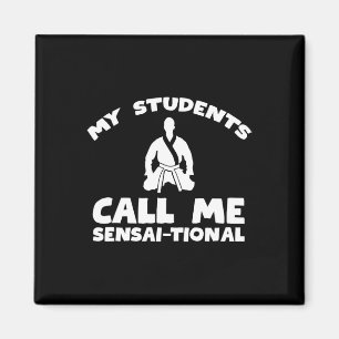 Karate Kung Fu Sensai Teacher - Kampfkünste Magnet
